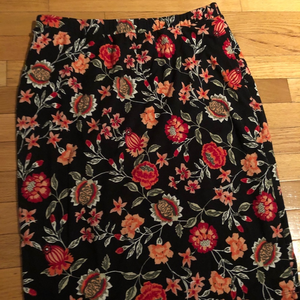 Floral Pencil Skirt